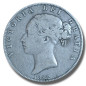 1882 United Kingdom Victoria Young Head Half Crown Silver Coin